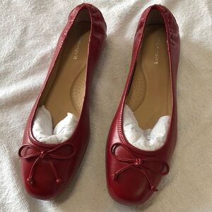Easy Spirit Dark Red Ballet Flats New in Box Size 8